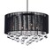 Cwi Lighting Water Drop 6 Light Drum Shade Chandelier With Chrome Finish 5006P18C-R(B) - alternate 5